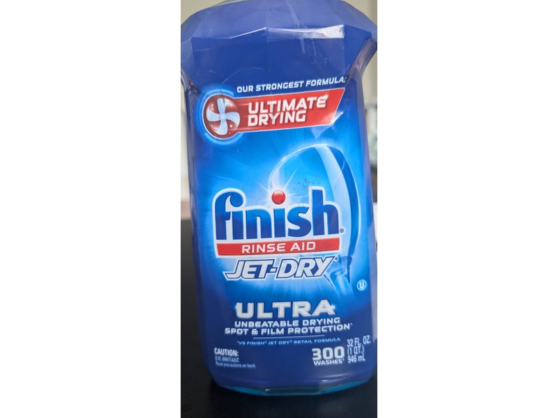 Finish Jet-Dry Ultra Rinse Aid, 32 fl oz/946 mL