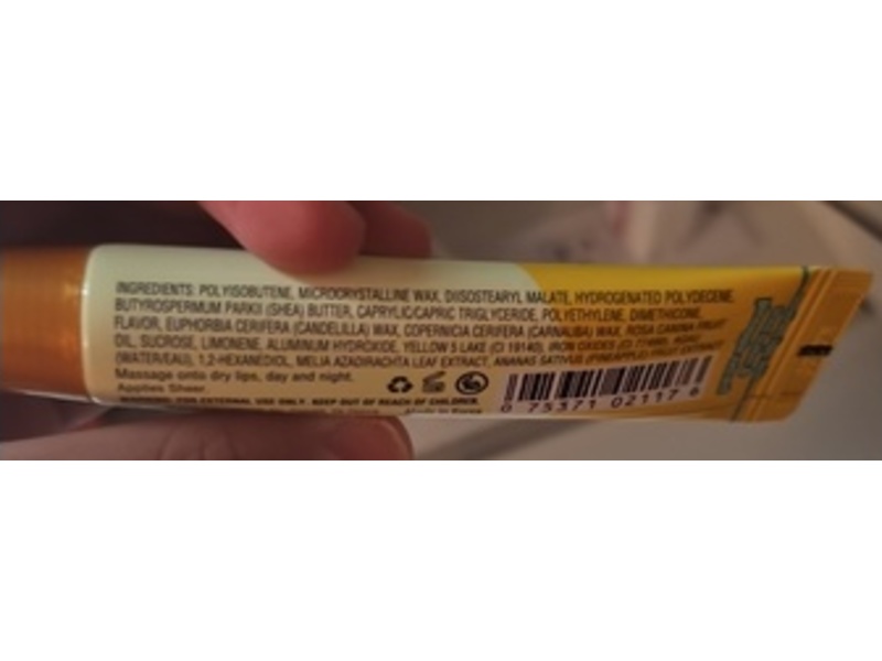 Tree Hut Sugarlips Nourish & Renew Lip Butter, Pineapple, 0.52 oz/15 g