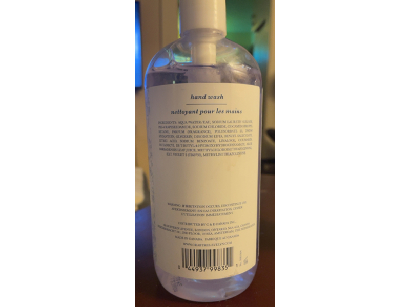 Crabtree & Evelyn Hand Wash, Nantucket Briar, 16.9 fl oz/500 mL