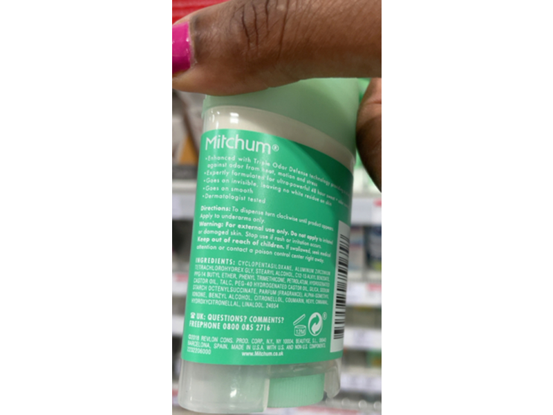 Mitchum Triple Odor Defense Antiperspirant & Deodorant, 41 g