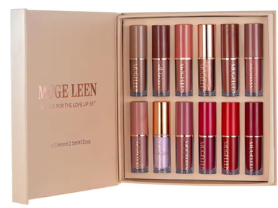 Muge Leen Thanks For The Love Lip Set, 2.5 mL, 12 Count