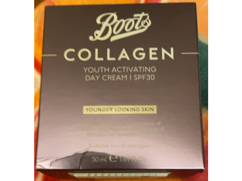 Boots Collagen Youth Activating Day Cream, SPF 30, 1.69 fl oz/50 mL