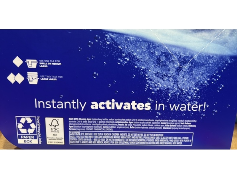 Tide Evo Detergent Tiles, Original Scent, 66 Loads, 66 Count