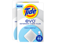 Tide Evo Laundry Detergent Tiles, Free & Gentle, 40 Loads, 40 Tiles - Image 2