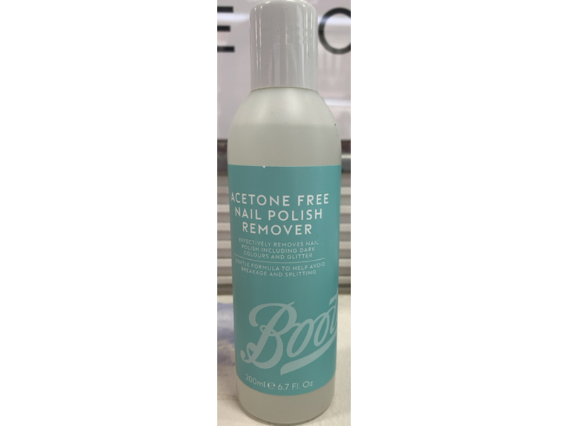 Boots Acetone Free Nail Polish Remover, 6.7 fl oz/200 mL
