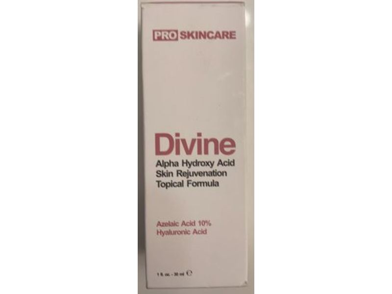 Pro Skincare Divine Skin Rejuvenation, Alpha Hydroxy Acid, Azelaic Acid 10%, 1 fl oz/30 mL