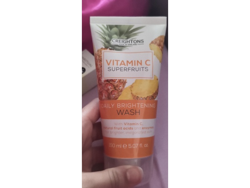 Creightons Daily Brightening Wash, Vitamin C Superfruits, 5.07 fl oz/150 mL