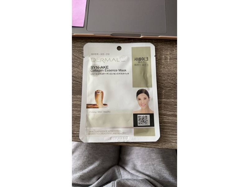 Dermal Syn-ake Collagen Essence Mask 23g, Pack of 10