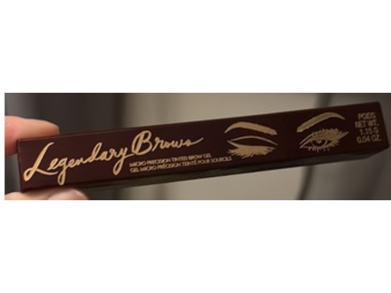 Charlotte Tilbury Legendary Brows Micro-Precision Tinted Brow Gel, Black Brown, 0.04 oz/1.15 g