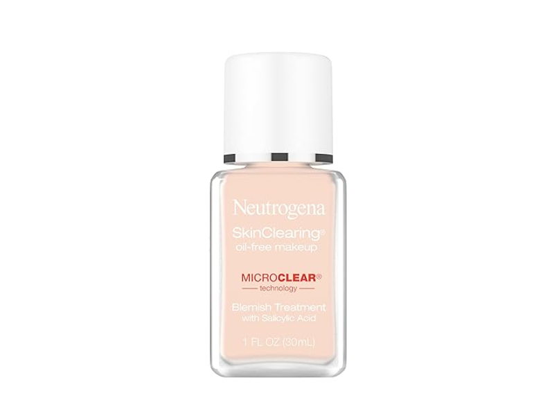 Neutrogena Skin Clearing Liquid Makeup, Natural Ivory 20, 1 fl oz/ 30 mL