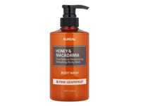 Kundal Honey & Macadamia Body Wash, Pink Grapefruit, 16.90 fl oz/500 mL - thumbnail 1