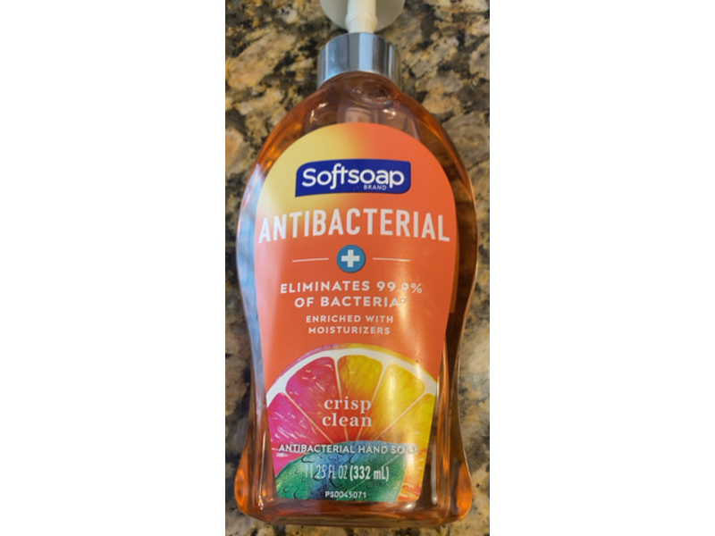 Softsoap Antibacterial Hand Soap, Crisp Clean, 11.25 fl oz/332 mL