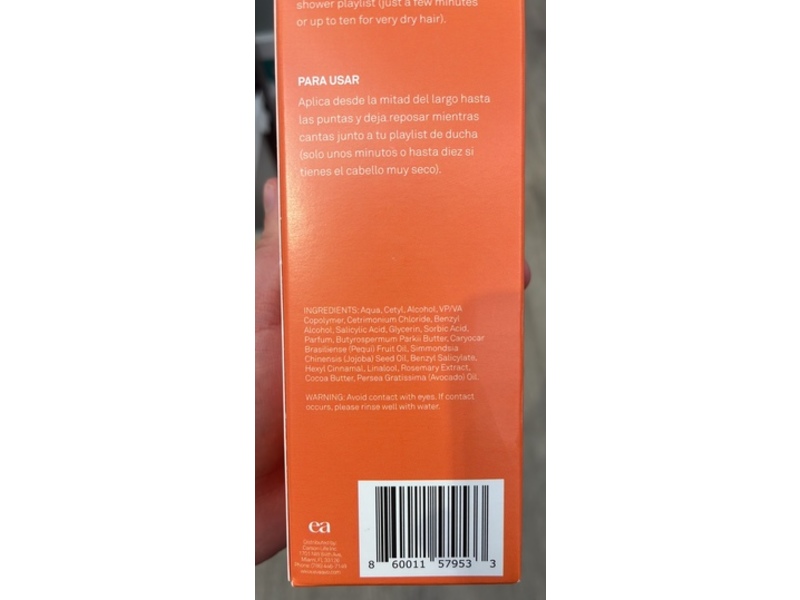 Eva + Avo Curly Hair Conditioner, 8 fl oz/236.59 mL