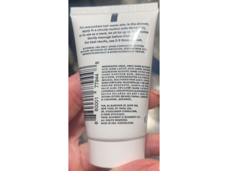 Fur Silk Scrub, Gentle & Exfoliating, 1 fl oz/30 mL