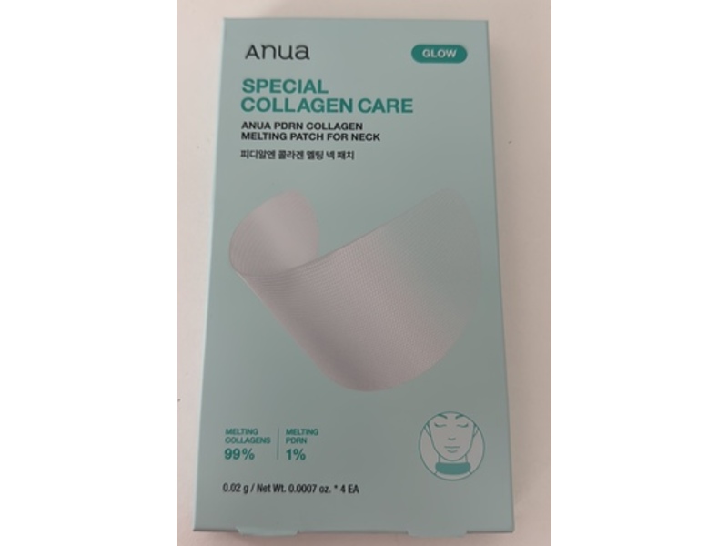 Anua Special Collagen Care PDRN Collagen Melting Neck Patch, 0.0007 oz/0.02 g