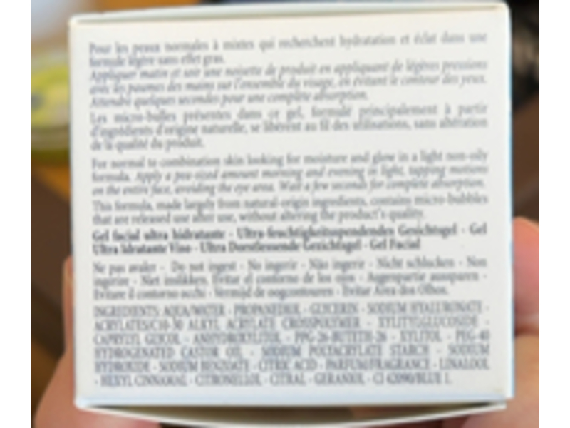 L'Occitane Ultra Thirst Quenching Gel, 1.7 fl oz/50 mL