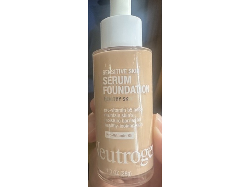 Neutrogena Healthy Skin Sensitive Skin Serum Foundation, Light/Medium 01, 1 oz/28 g