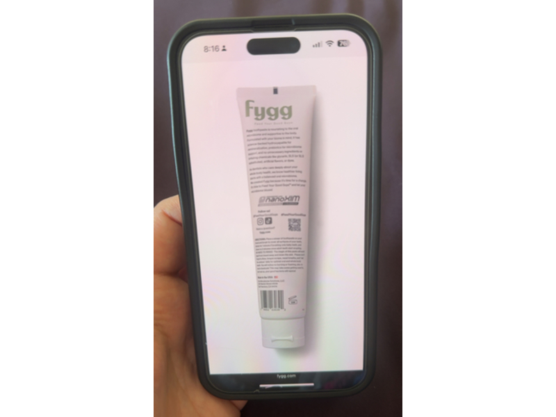 Fygg Mild Mint Nano-Hydroxyapatite Toothpaste, 4 oz/113 g