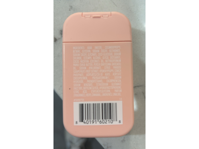 Monday Moisture Body Wash, Hyaluronic Acid, 1.69 fl oz/50 mL, Pack of 4