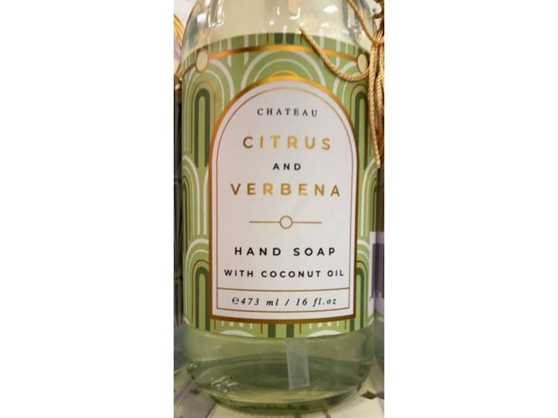 Chateau Hand Soap, Citrus And Verbena, 16 fl oz/473 ml