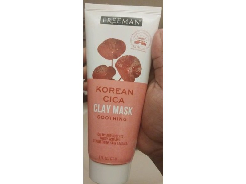 Freeman Soothing Clay Mask, Korean Cica, 6 fl oz/175 mL