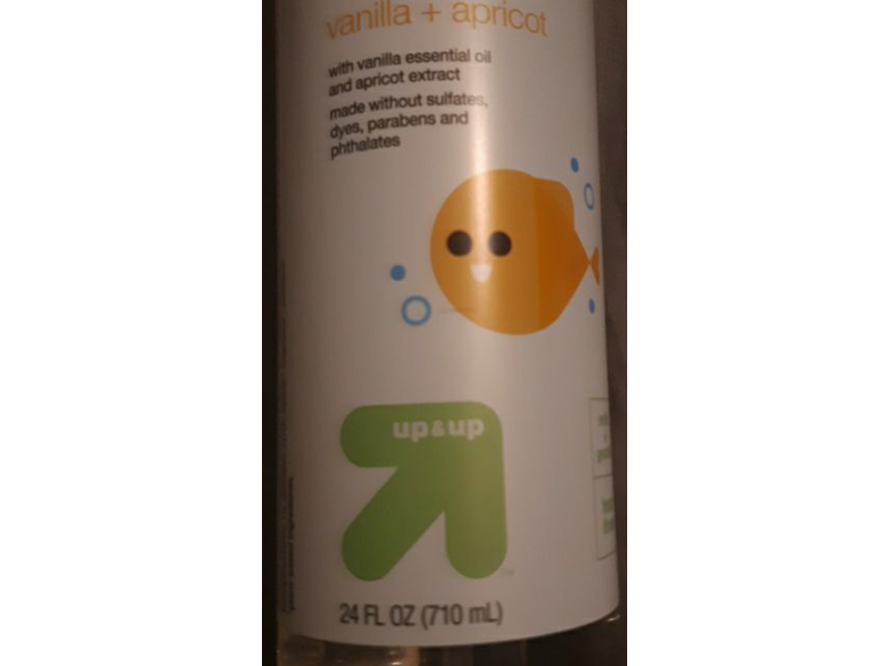 Up&Up Baby Wash, Vanilla+ Apricot, 24 fl oz/710 ml