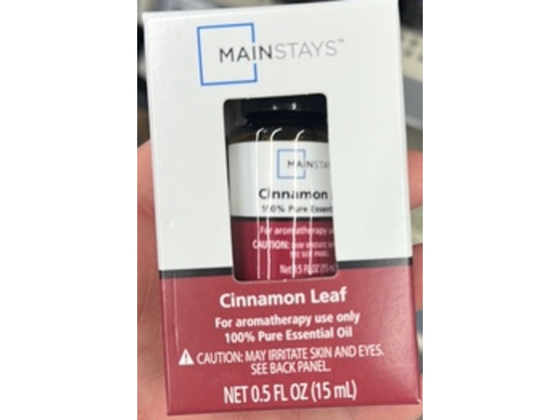 MainStays Pure Essential Oil, Cinnamon Leaf, 0.5 fl oz/15 mL