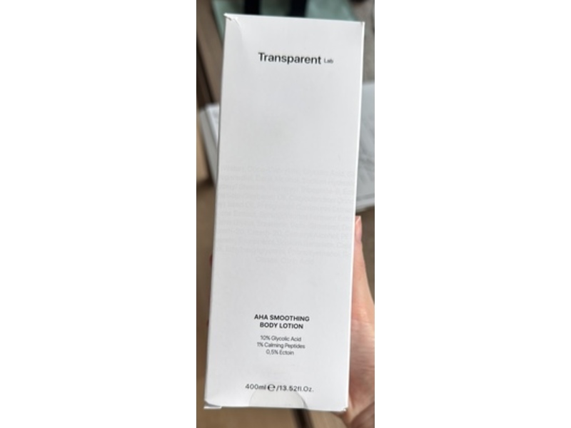 Transparent Lab AHA Smoothing Body Lotion, 13.52 fl oz/400 mL