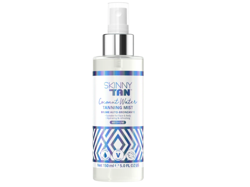 Skinny Tan Tanning Mist, Coconut Water, Medium, 5.07 fl oz/150 mL
