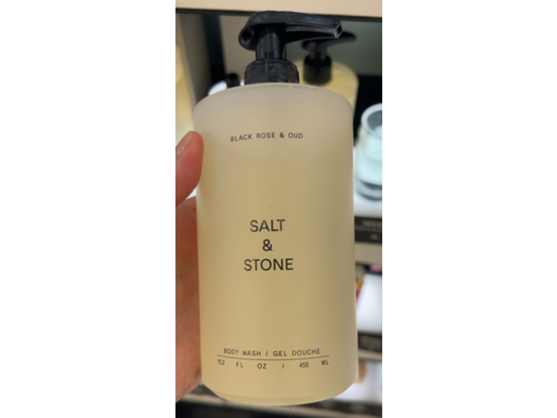 Salt & Stone Body Wash, Black Rose & Oud, 15.2 fl oz/450 mL