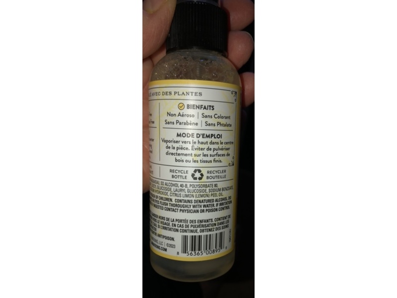 Jr Watkins Room Freshener, Lemon Citron, 4 fl oz/118 mL, Pack Of 3