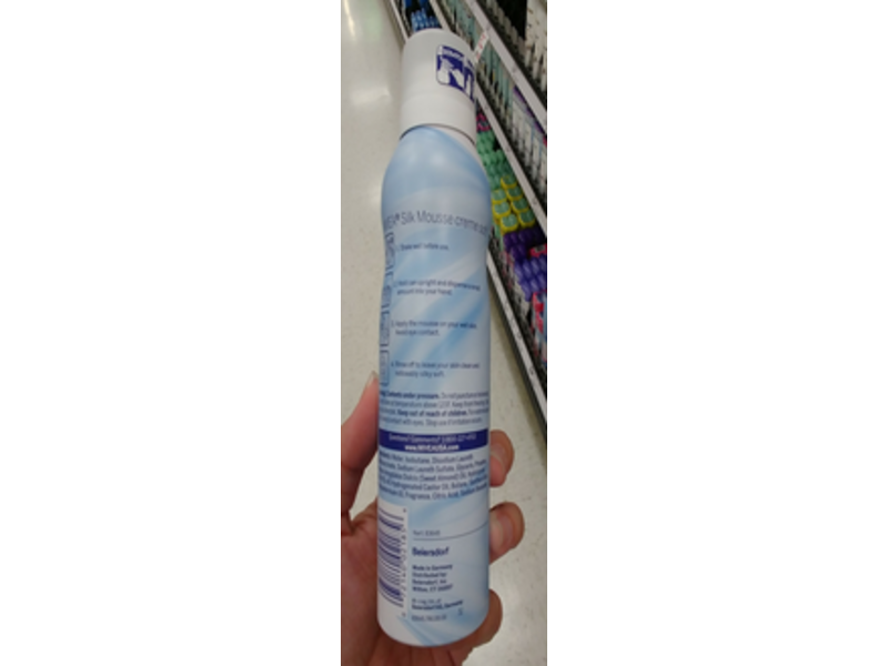 Nivea Creme Soft Foaming Silk Mousse Body Wash, Warm Vanilla & Jasmine Blossom, 6.8 oz/192 g