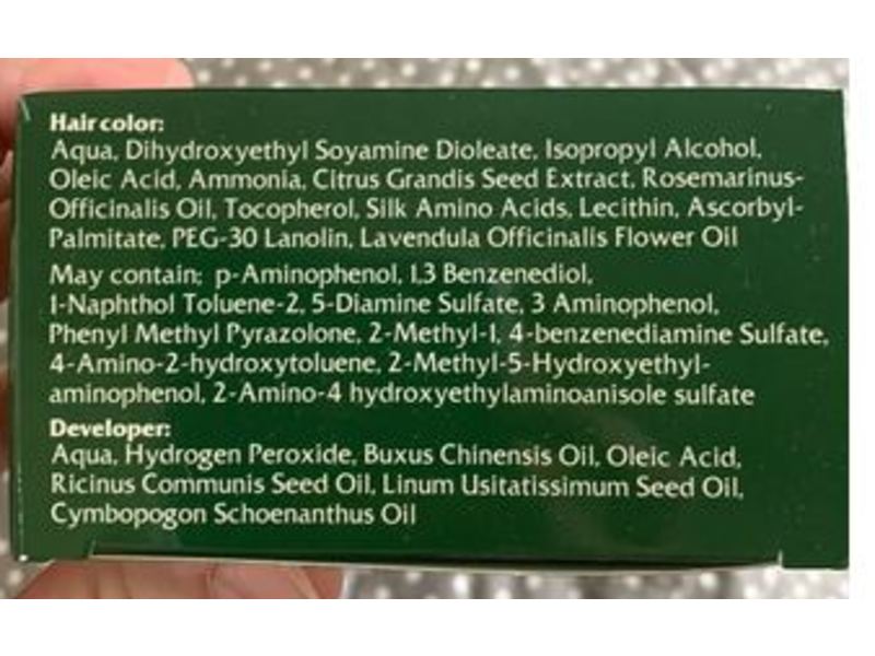 EcoColors Hair Color Permanent Hair Color, Medium Brown 6N, 4 fl oz/118 mL