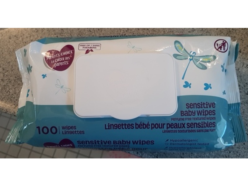 Parent's Choice Sensitive Baby Wipes, 100 Count
