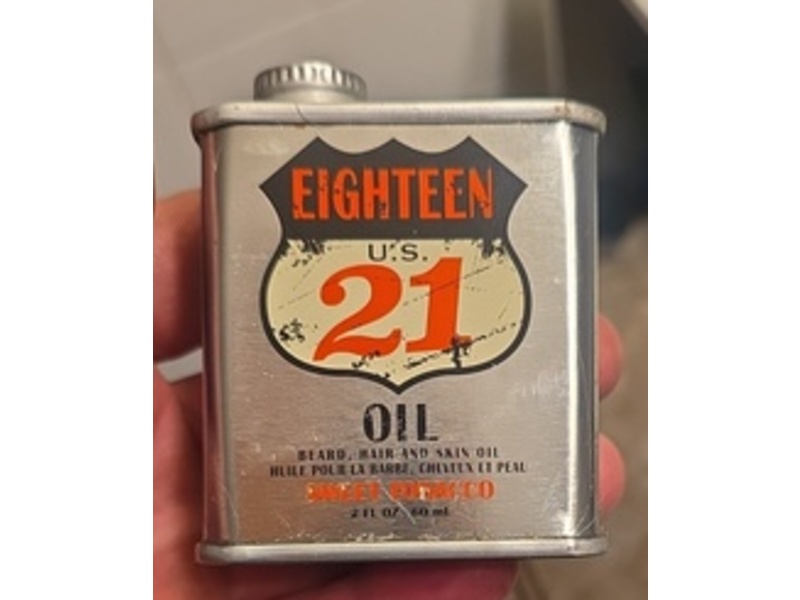 1821 Manmade Beard + Hair & Skin Oil, Sweet Tabacco, 2 fl oz/60 mL