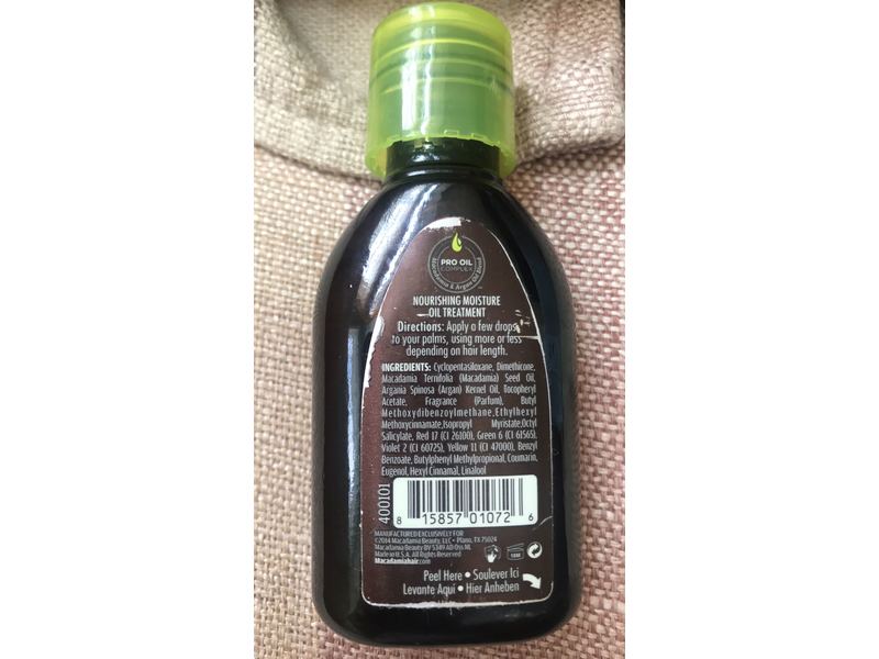 Macadamia Professional Nourishing Moisture Oil Treatment, 1 fl oz/30 ml