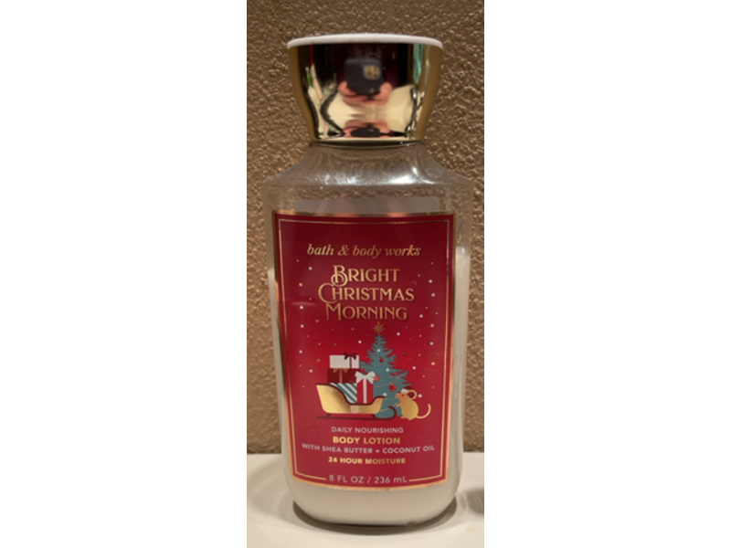 Bath & Body Works Bright Christmas Morning Daily Nourishing Body Lotion, Shea Butter + Coconut Oil, 8 fl oz/236 mL