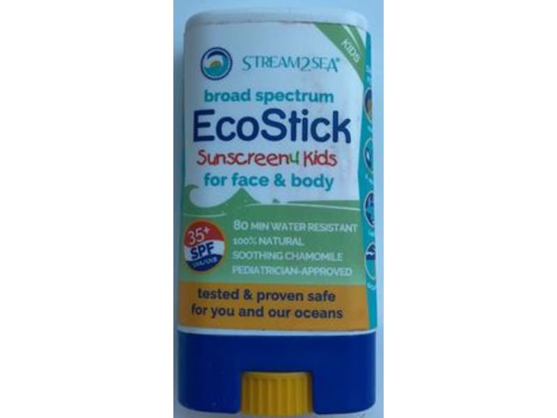Stream2Sea EcoStick Sunscreen4 Kids, Face & Body, SPF 35+