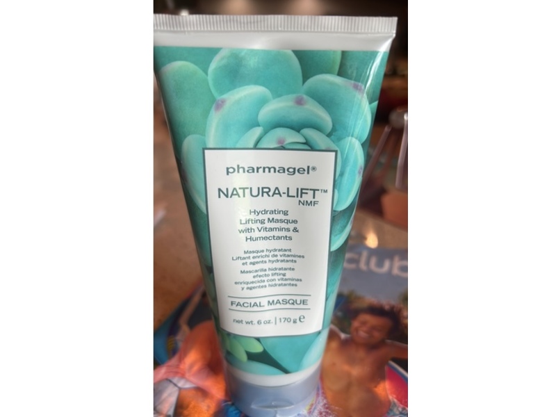 Pharmagel Natura-Lift Hydrating Lifting Facial Masque, Vitamins & Humectants, 6 oz/170 g