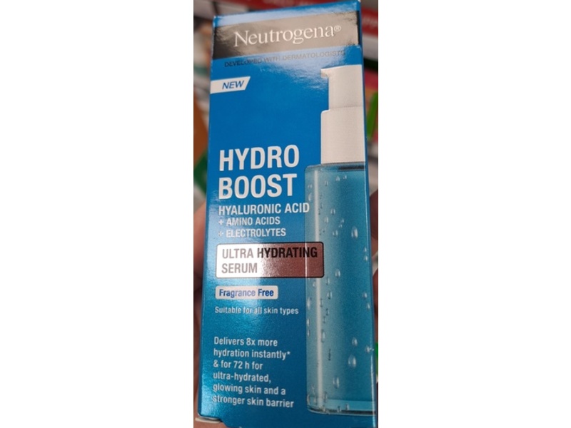 Neutrogena Hydro Boost Ultra Hydrating Serum, Hyaluronic Acid, 30 mL