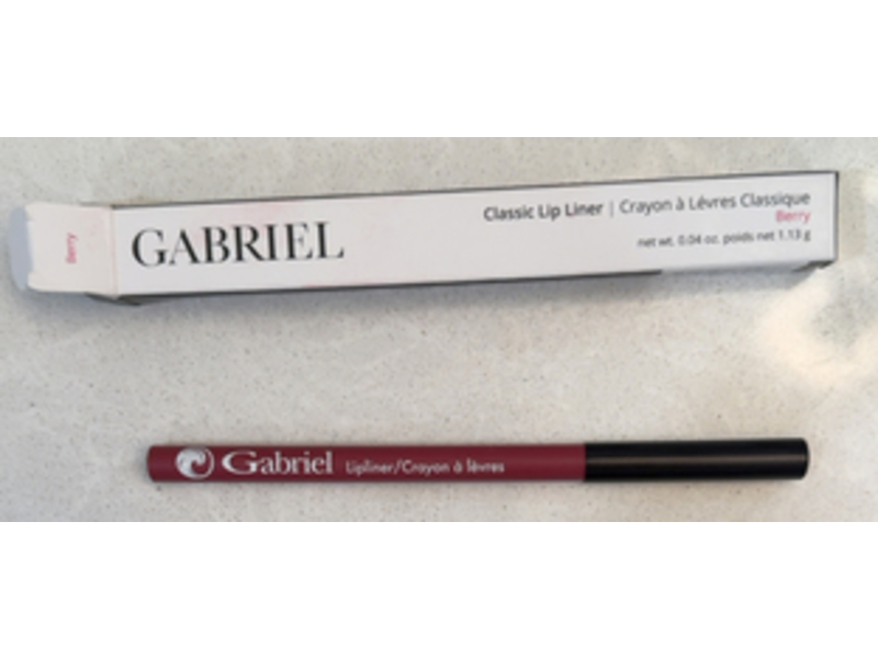 Gabriel Cosmetics Classic Lip Liner, Berry, 0.04 oz/1.13 g