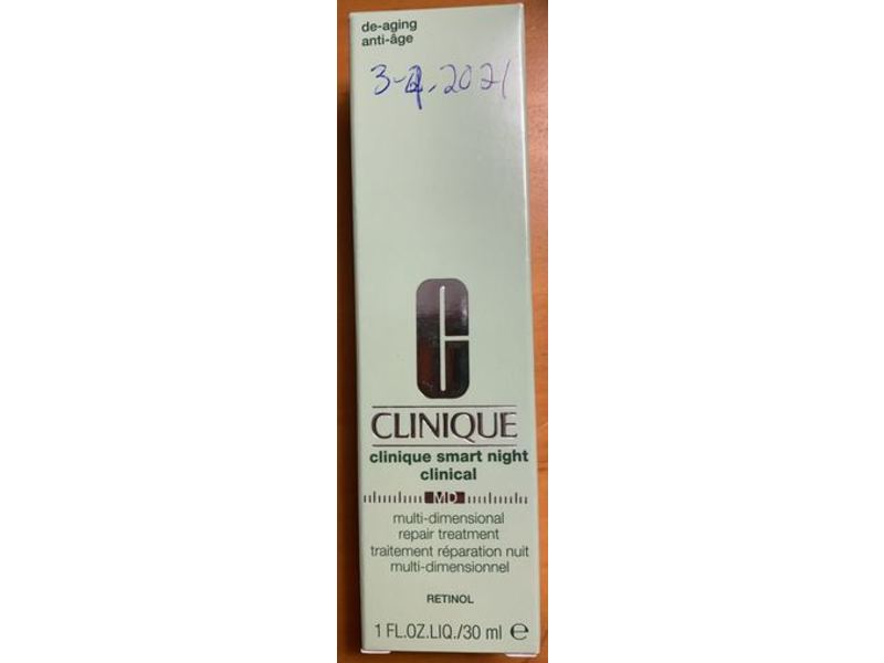 Clinique Smart Night Clinical MD Multi-Dimensional Repair Treatment Retinol Serum, 1 fl oz / 30 ml