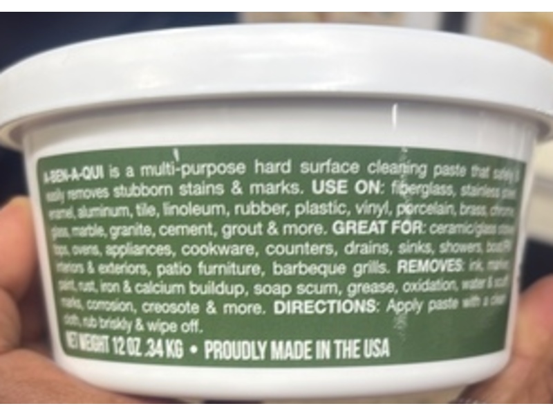 A.Ben.A.Qui Universal Cleaning Paste, 12 oz