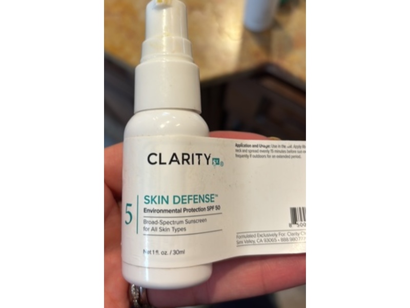 ClarityRx Skin Defense Sunscreen, SPF 50, 1 fl oz/30 mL