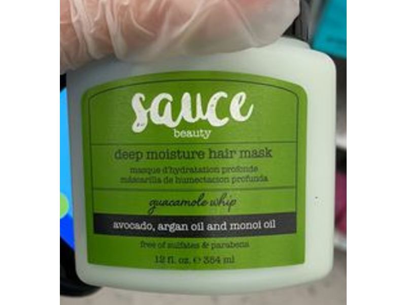 Sauce Beauty Guacamole Whip Deep Moisture Mask, 12 fl oz/354 mL