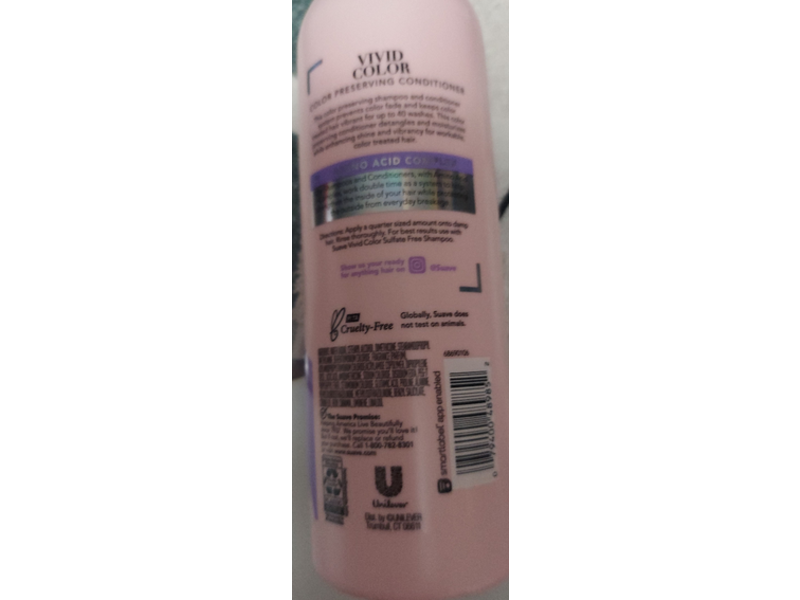 Suave Vivid Color Conditioner, 16.5oz/448 mL