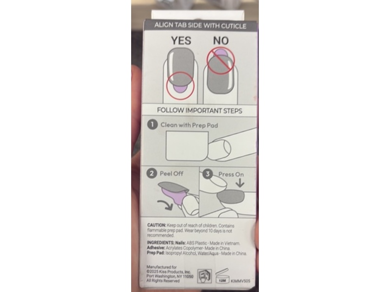 Impress The No Glue Mani Press On Nails, Star Player, 30 Count