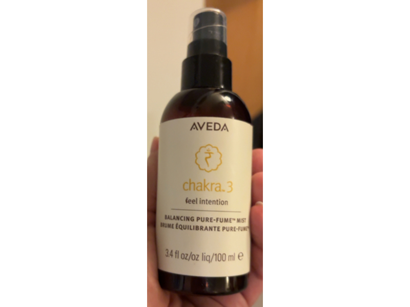 Aveda Chakra-3 Balancing Pure-Fume Mist, Feel Intention, 3.4 fl oz/100 mL