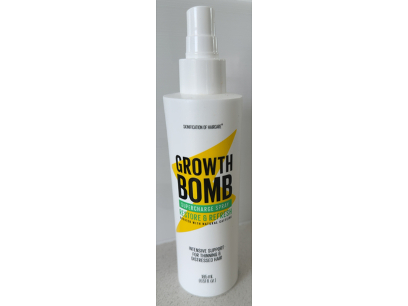Growth Bomb Restore & Refresh Supercharge Spray, 6.51 fl oz/185 mL