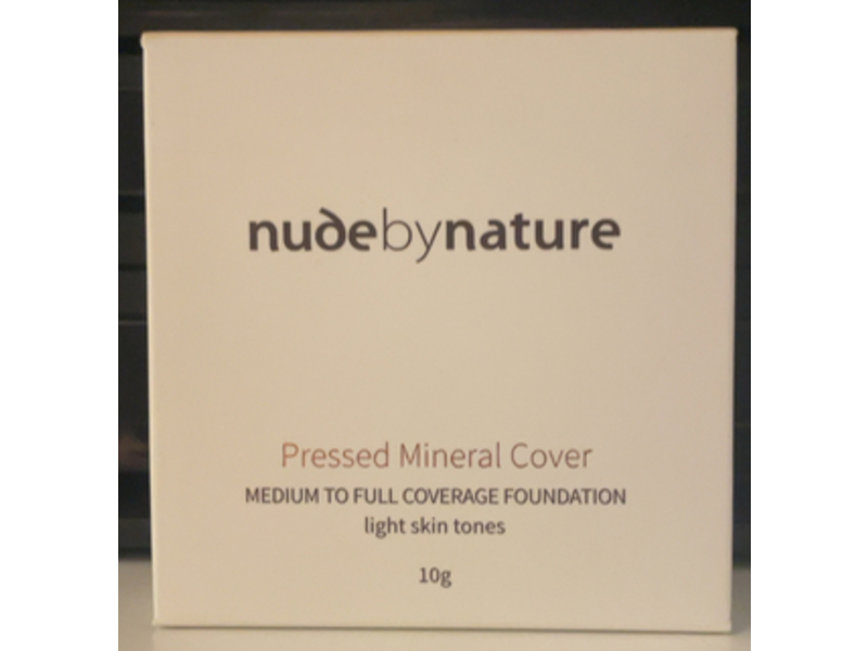 Nude By Nature Pressed Mineral Cover, Light, 10 g